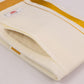 VELCRO POCKET CREAM GOLD BORDER READYMADE SINGLE DHOTHIE - PKT GLS-02C