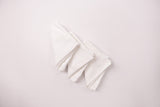 WHITE KERCHIEF 3 PCS 21X21 - KF-123