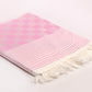 CHECKED COTTON COLOUR BATH TOWEL 32 X 64 - CBT-11 ASSORTED COLOURS