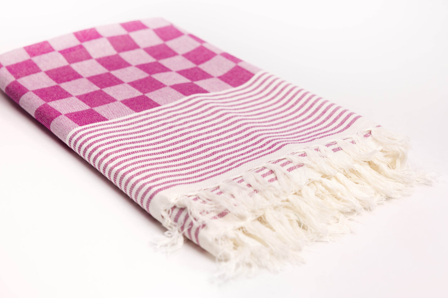 CHECKED COTTON COLOUR BATH TOWEL 32 X 64 - CBT-11 ASSORTED COLOURS