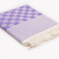 CHECKED COTTON COLOUR BATH TOWEL 32 X 64 - CBT-11 ASSORTED COLOURS