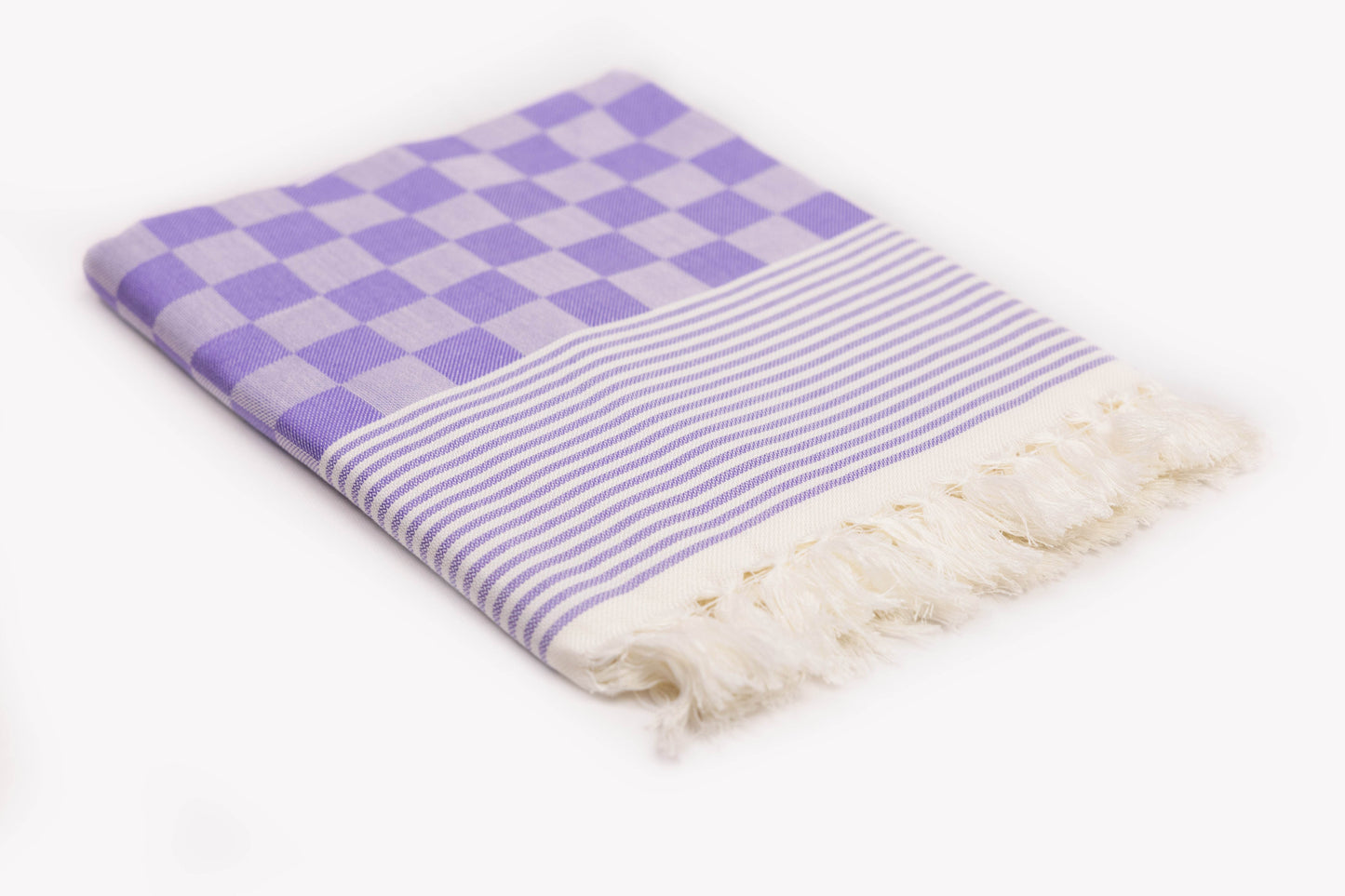 CHECKED COTTON COLOUR BATH TOWEL 32 X 64 - CBT-11 ASSORTED COLOURS