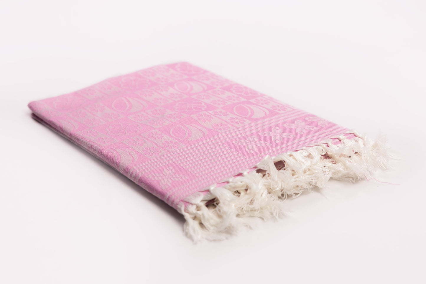 COTTON COLOUR JACQUARD DESIGN BATH TOWEL 32 X 64 - CBT-12 ASSORTED COLOURS