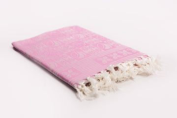 COTTON COLOUR JACQUARD DESIGN BATH TOWEL 32 X 64 - CBT-12 ASSORTED COLOURS