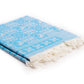 COTTON COLOUR JACQUARD DESIGN BATH TOWEL 32 X 64 - CBT-12 ASSORTED COLOURS