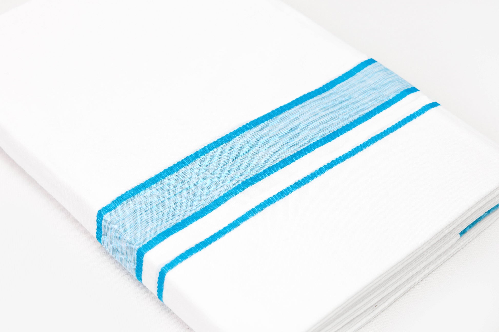 Bright Border White Double Dhothie For Men Online Shopping