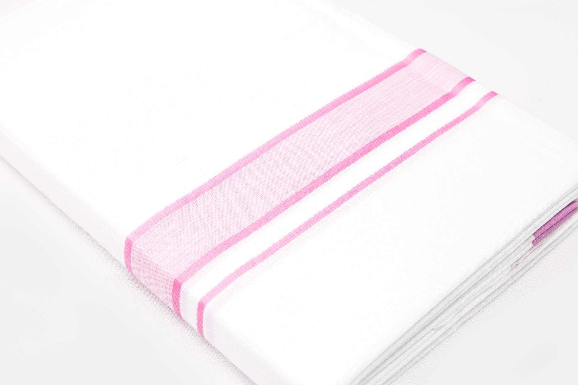 Bright Border White Double Dhothie For Men Online Shopping