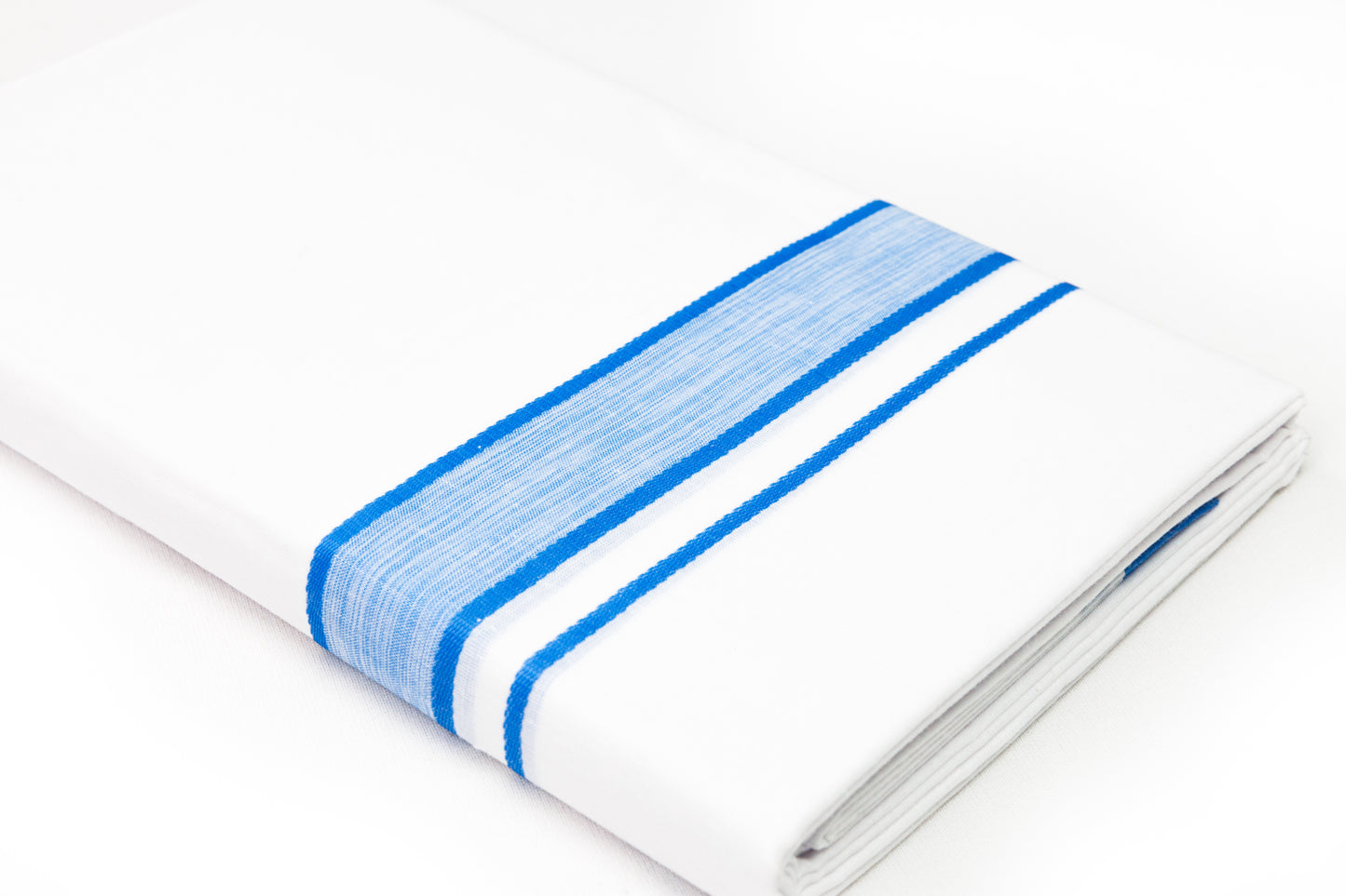 Bright Border White Double Dhothie For Men Online Shopping