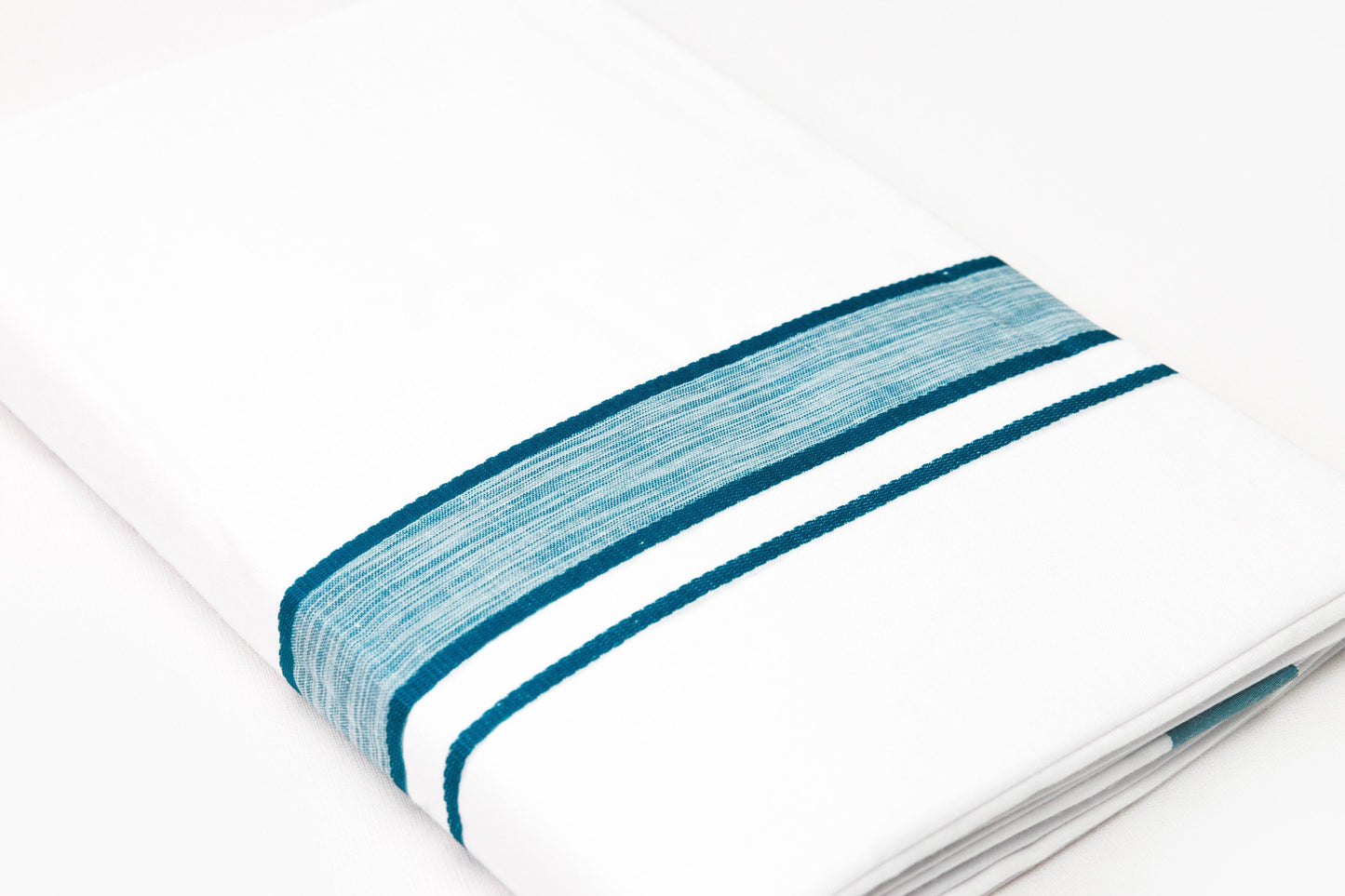 Bright Border White Double Dhothie For Men Online Shopping