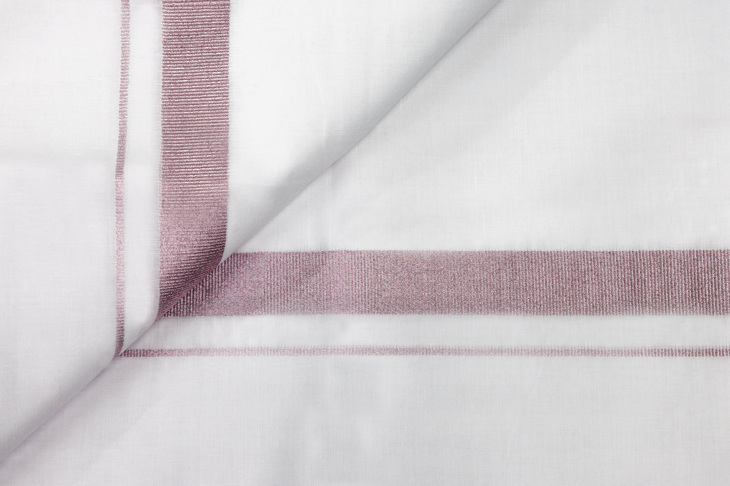 ROSE TISSUE BORDER WHITE DOUBLE DHOTHIE FOR MEN - GLD-135