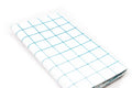 WHITE PRINTED BLUE DHOTI FOR MEN-PL-118