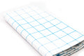 WHITE DHOTI WITH BLUE PRINTED FOR MEN-PL-118