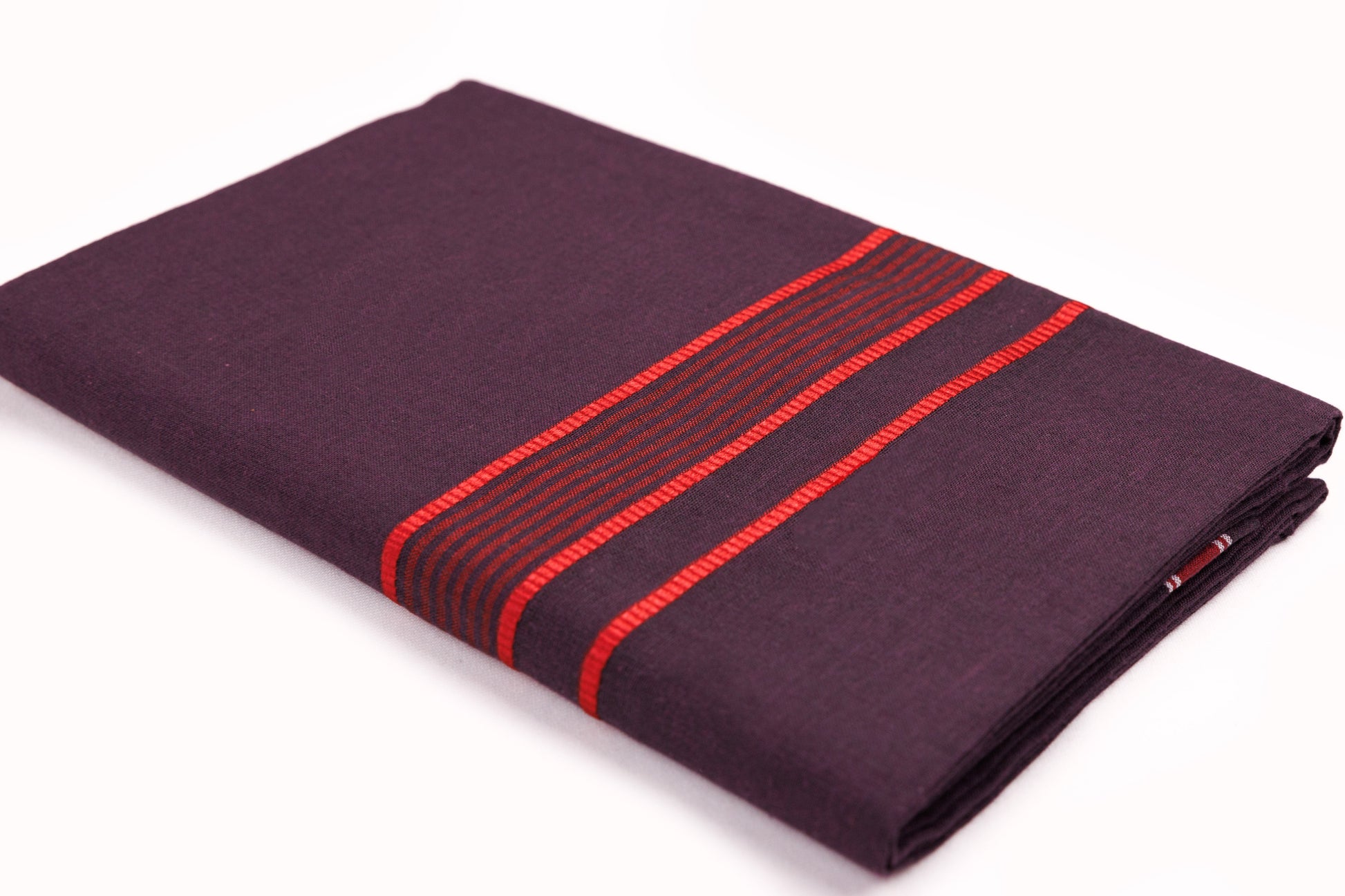 SHOP ORANGE COLOUR BORDER KAVI SINGLE DHOTI 