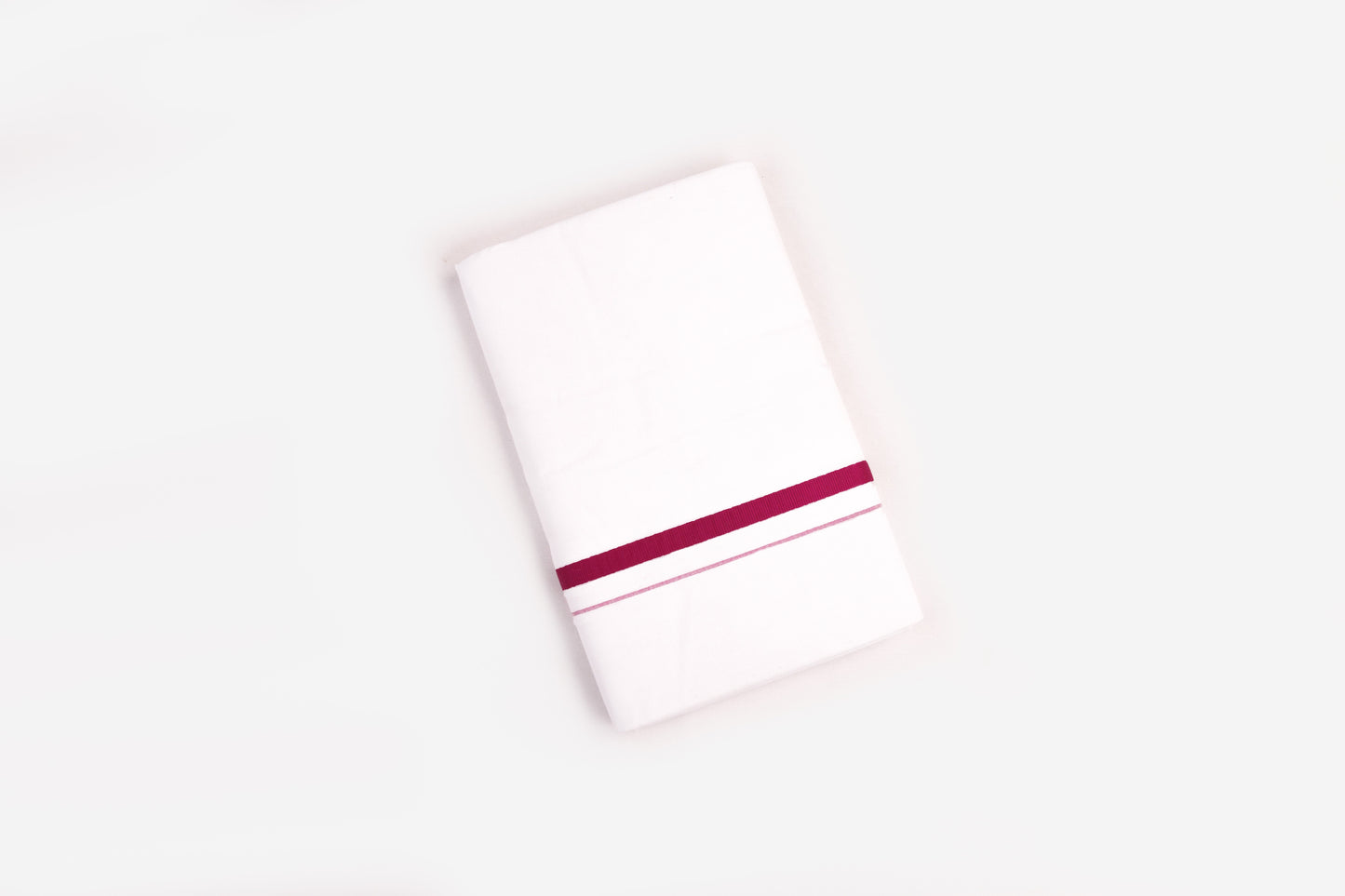 COTTON BORDER WHITE DOUBLE DHOTHIE FOR MEN - HD-17-1