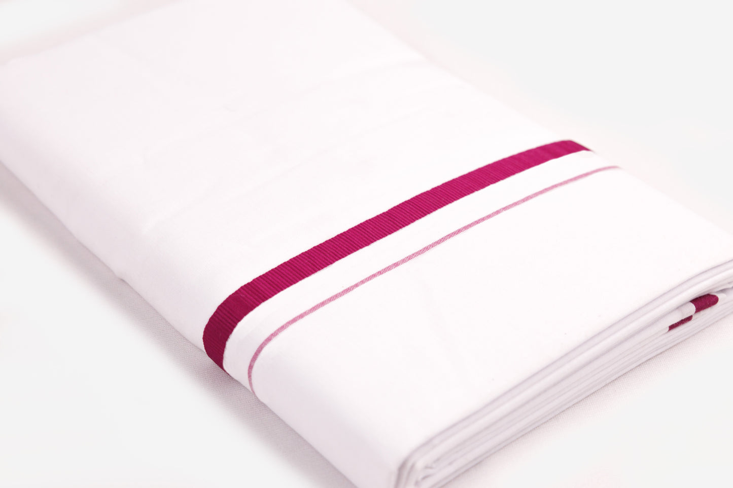 COTTON BORDER WHITE DOUBLE DHOTHIE FOR MEN - HD-17-1