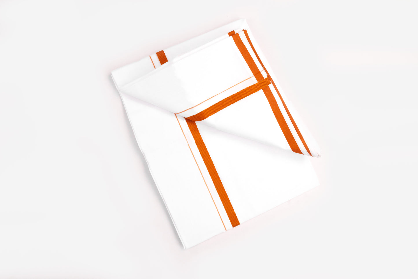 COTTON BORDER WHITE DOUBLE DHOTHIE FOR MEN - HD-17-4