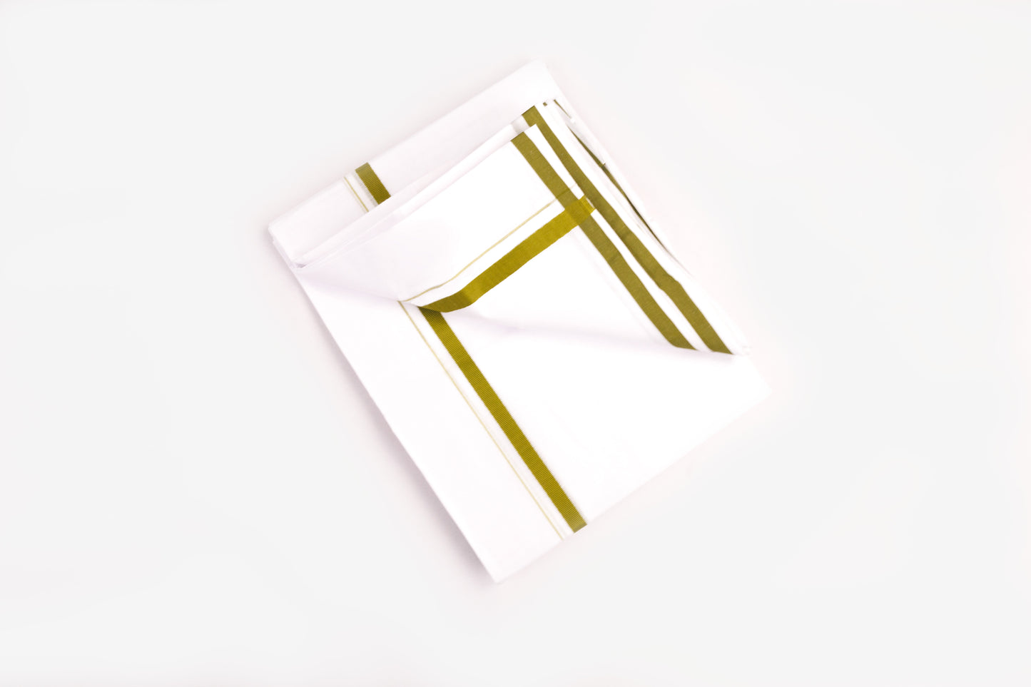 COTTON BORDER WHITE DOUBLE DHOTHIE FOR MEN - HD-17-6