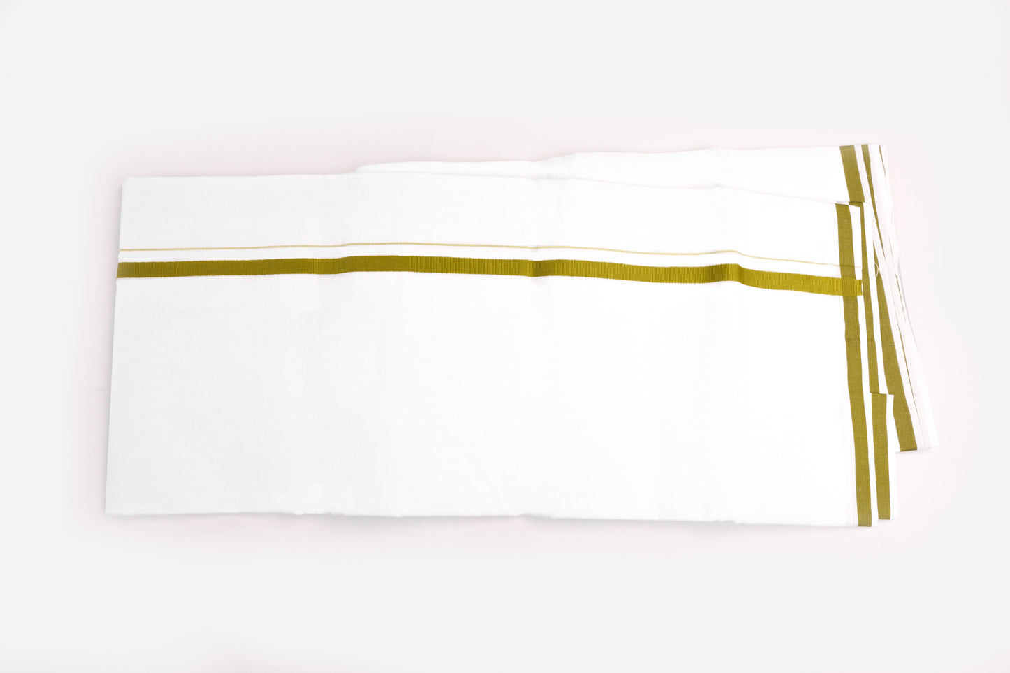 COTTON BORDER WHITE DOUBLE DHOTHIE FOR MEN - HD-17-6