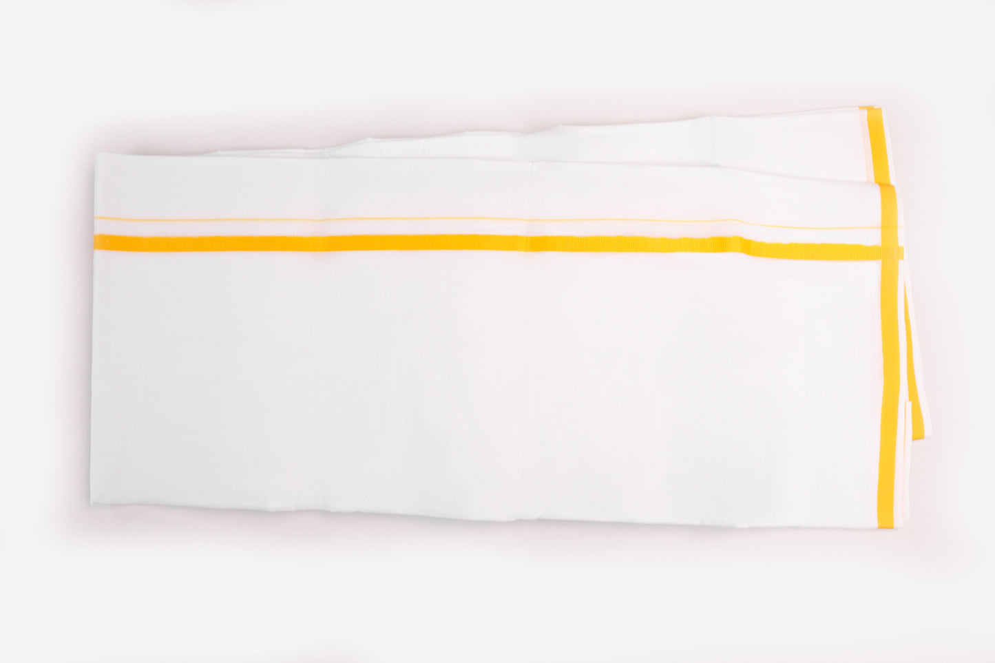 COTTON BORDER WHITE DOUBLE DHOTHIE FOR MEN - HD-17-8