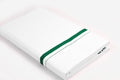 Mens White Double Dhoti Cotton Blend with Big Border - 3.80M | HD-17-10
