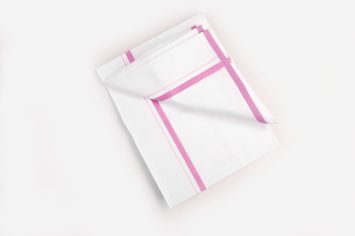 COTTON BORDER WHITE DOUBLE DHOTHIE FOR MEN - HD-17-11