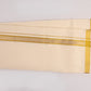 GOLD TRACK BORDER CREAM DOUBLE DHOTHIE - GLD-117C
