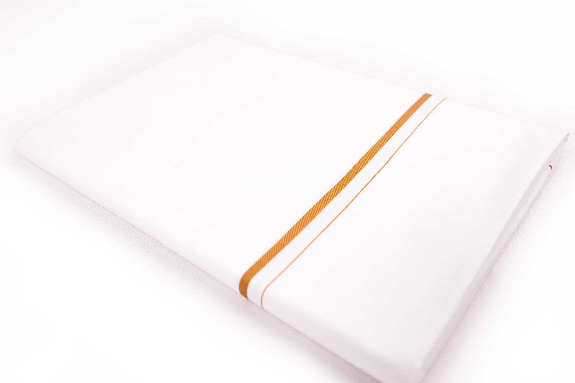 FANCY GOLD BORDER WHITE SINGLE DHOTI 