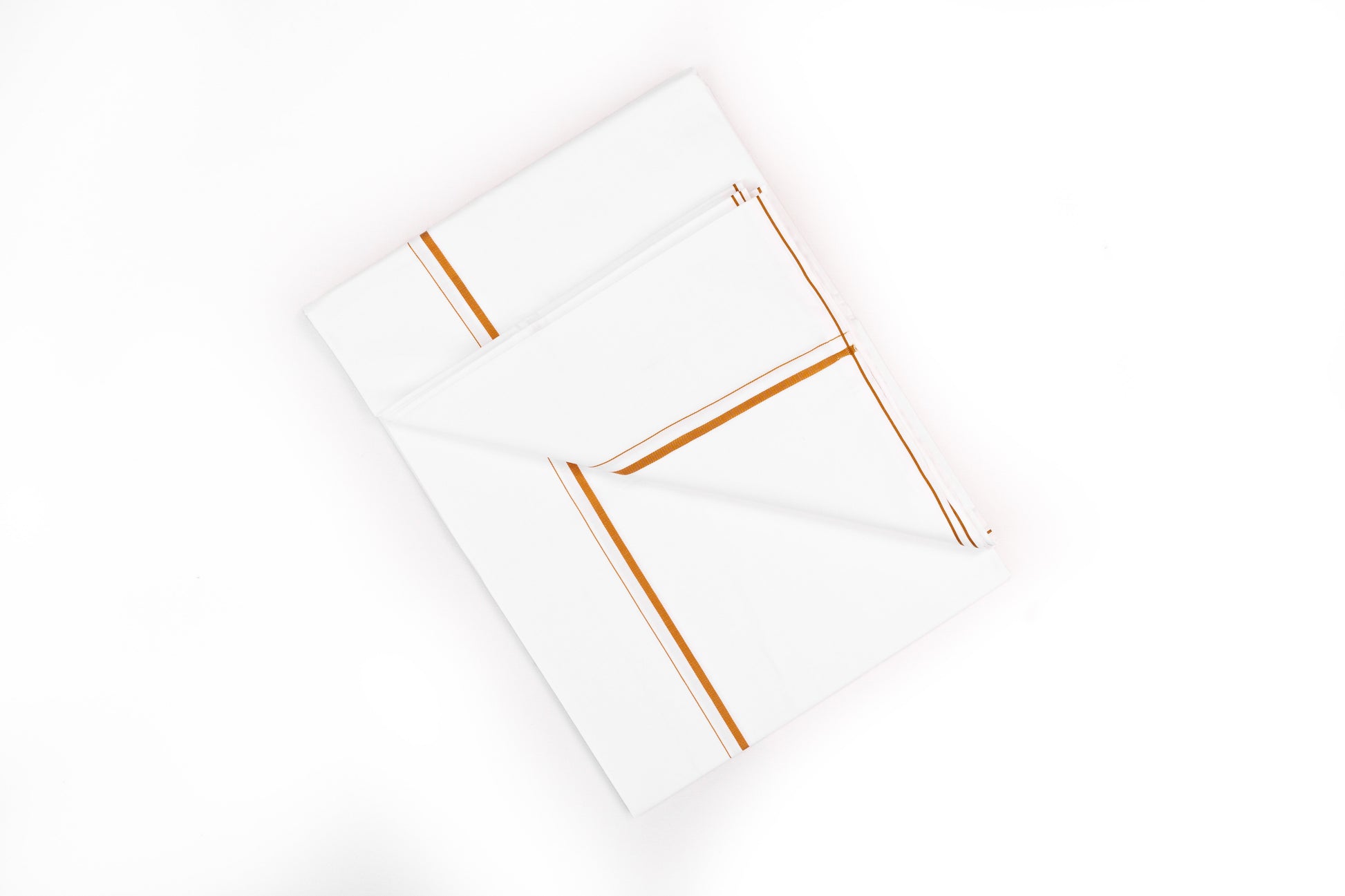 FANCY GOLD BORDER WHITE SINGLE DHOTI 