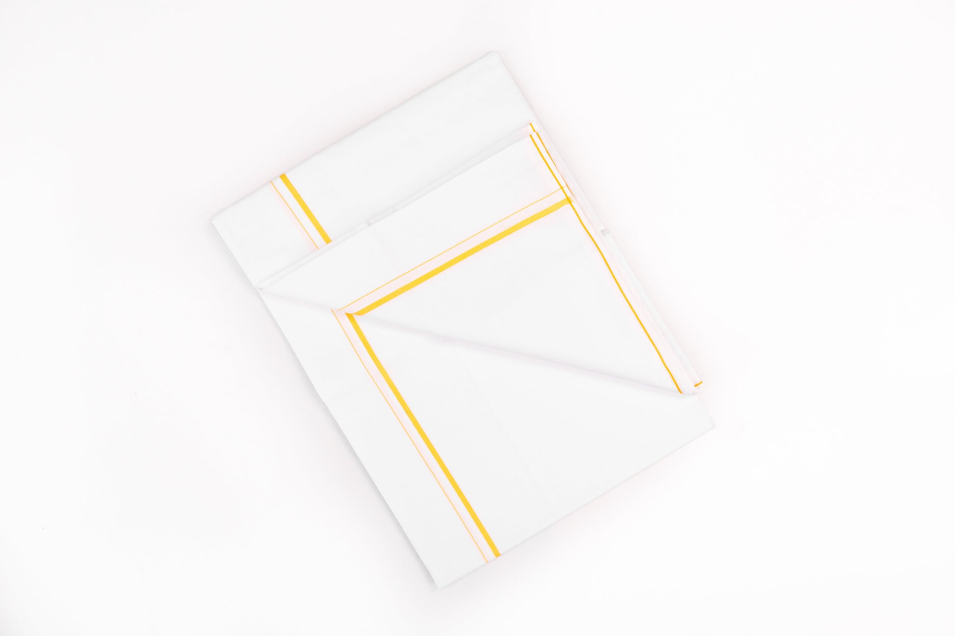 SHOP WHITE SINGLE DHOTHIE SMALL COTTON BORDER FOR MEN 