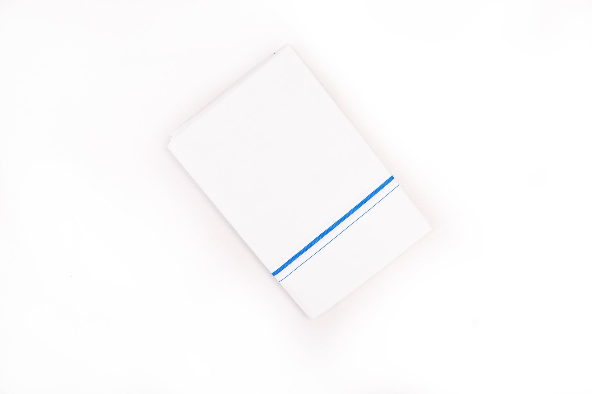 SHOP FANCY BLUE BORDER WHITE SINGLE DHOTI 