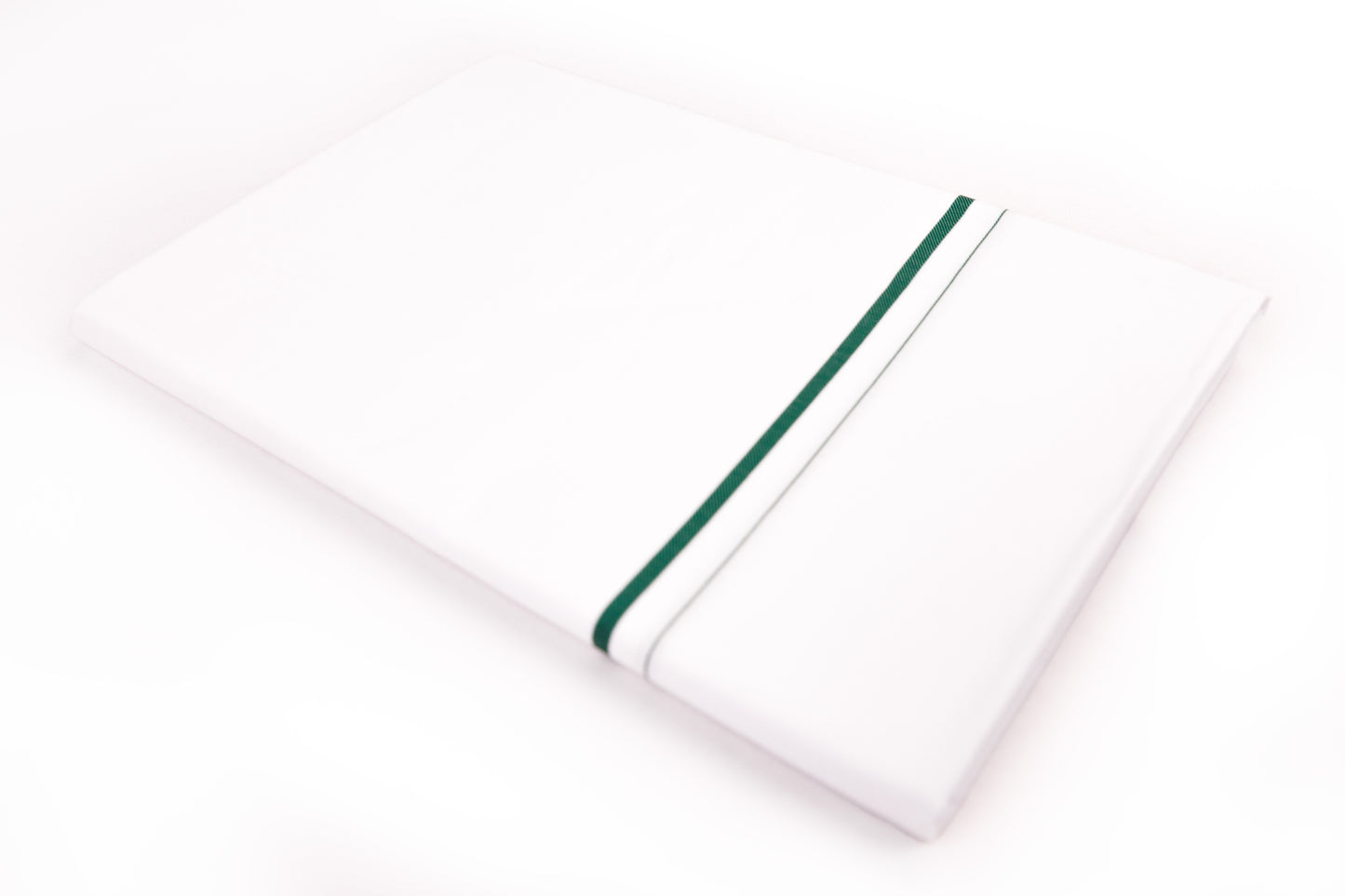 SHOP FANCY GREEN BORDER WHITE SINGLE DHOTI 