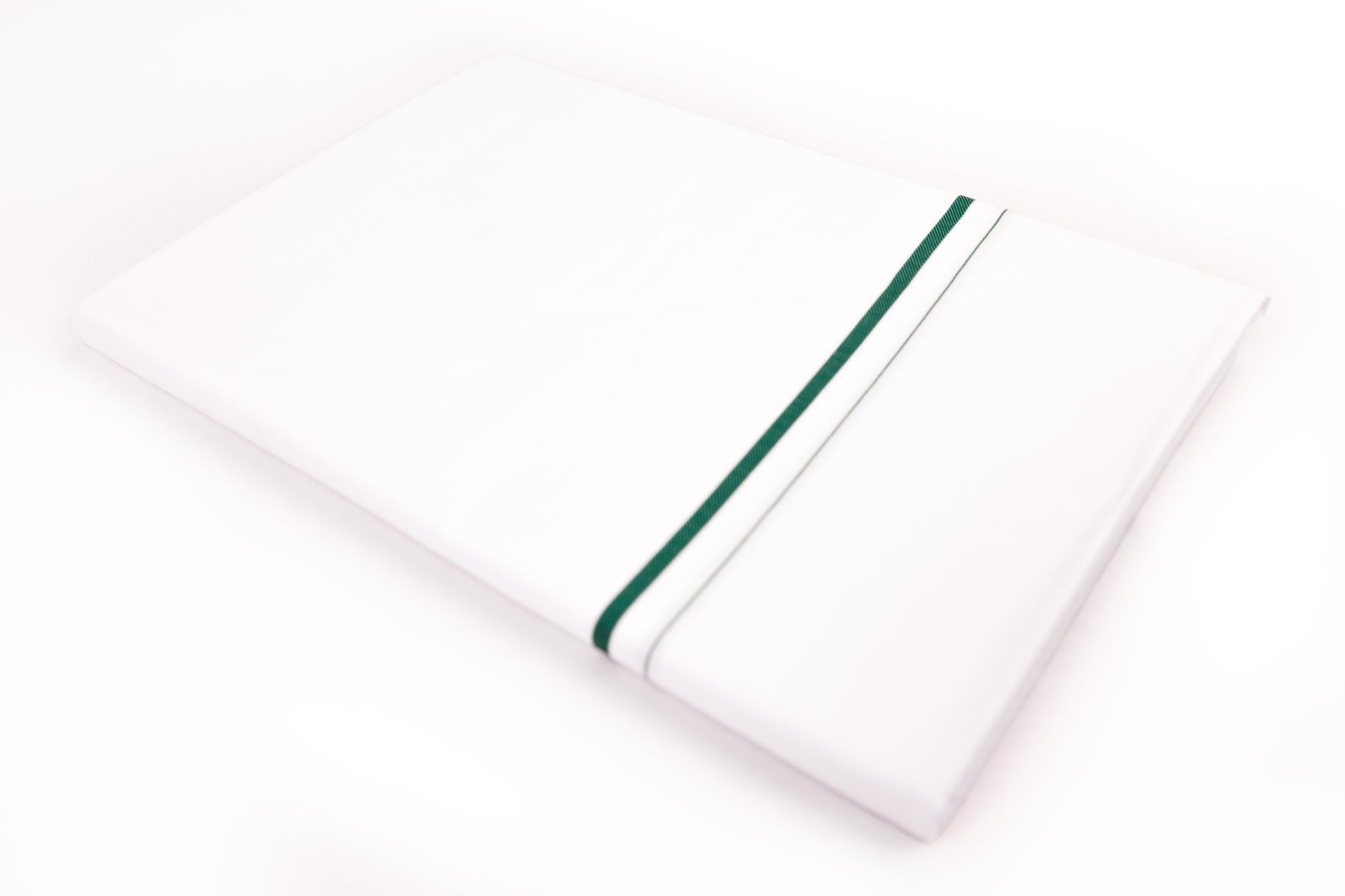 SHOP FANCY GREEN BORDER WHITE SINGLE DHOTI 