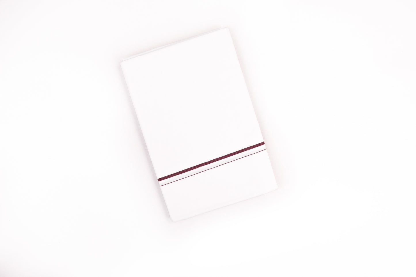 ORDER WHITE SINGLE DHOTHIE SMALL COTTON BROWN BORDER FOR MEN 