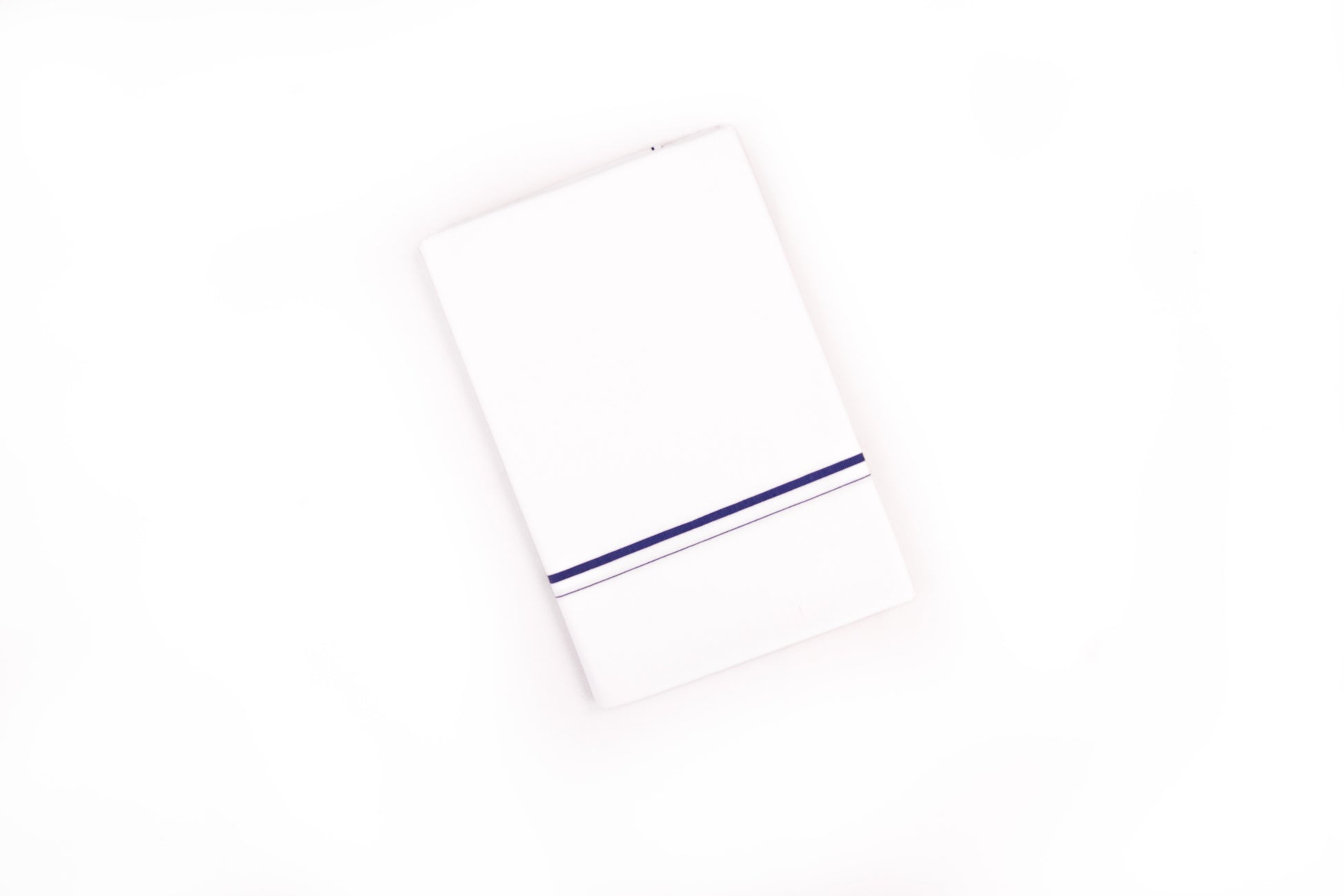 ORDER WHITE SINGLE DHOTHIE SMALL COTTON BLUE BORDER FOR MEN 