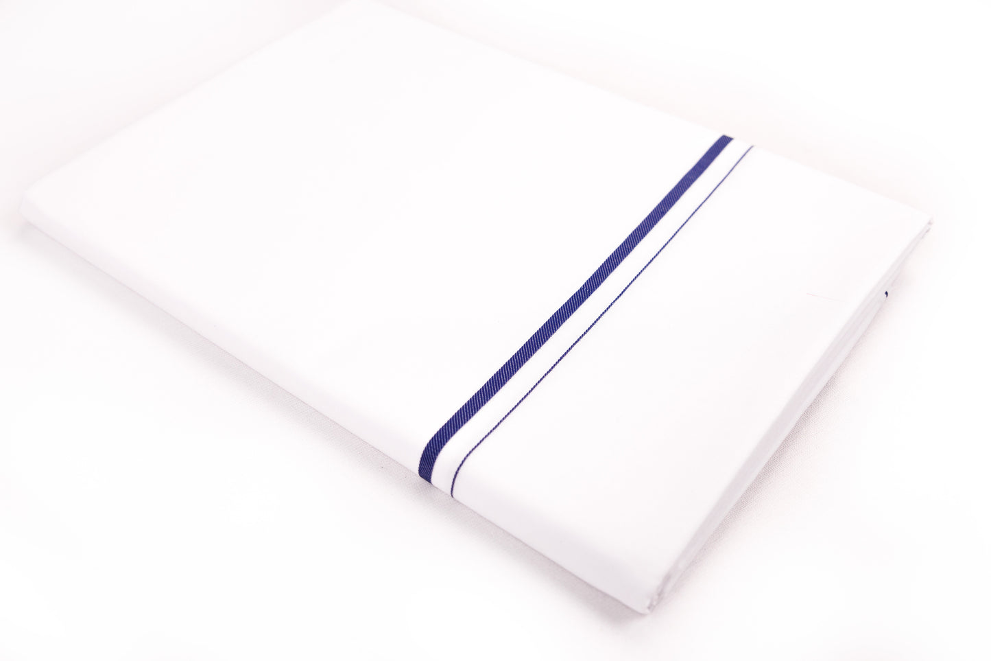 ORDER WHITE SINGLE DHOTHIE SMALL COTTON BLUE BORDER FOR MEN 