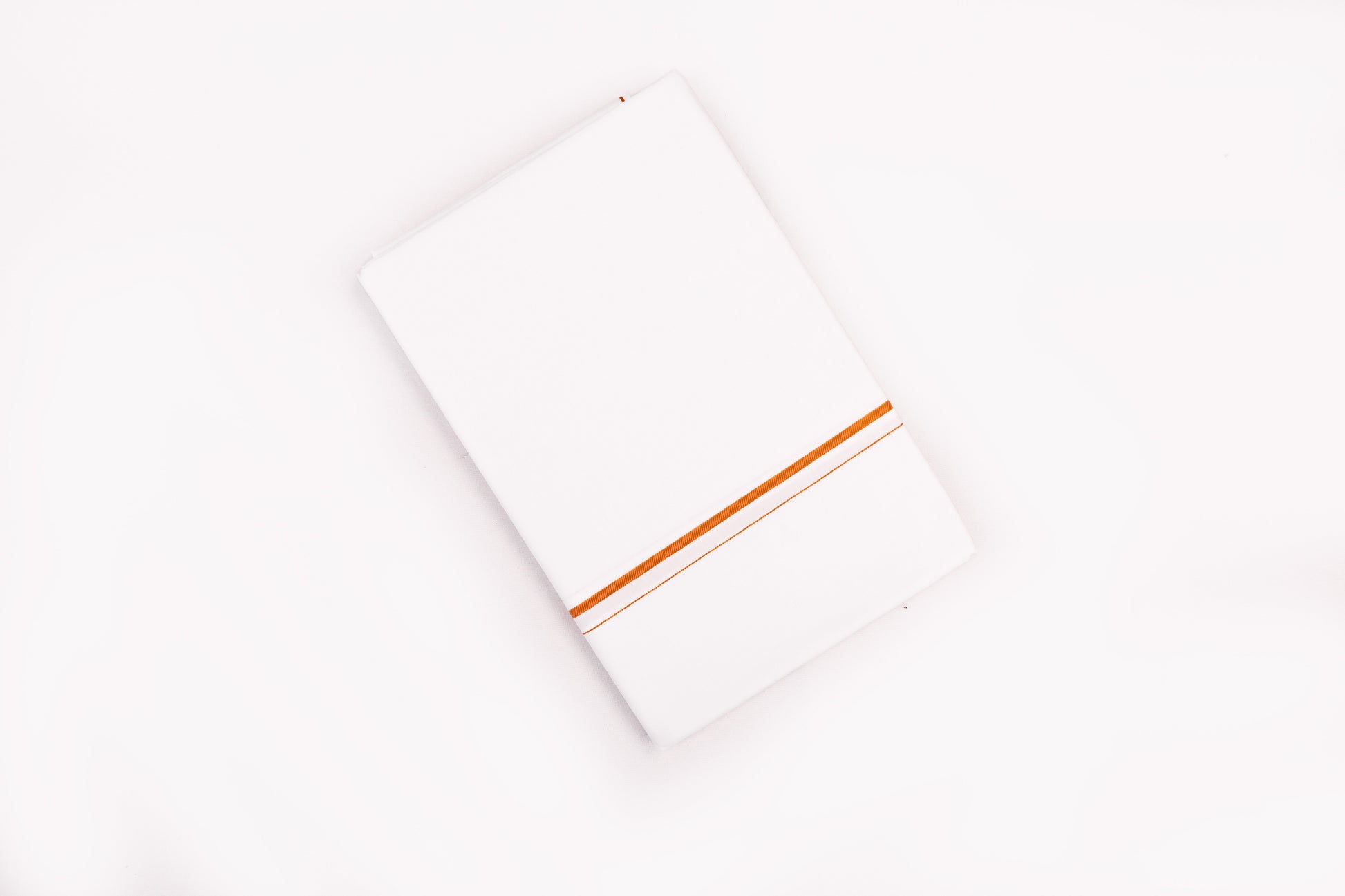 ORDER WHITE SINGLE DHOTHIE SMALL COTTON GOLD BORDER FOR MEN 