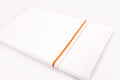 Mens White Single Dhoti Pure Cotton with Small Border - 2.00M | SS-10-7