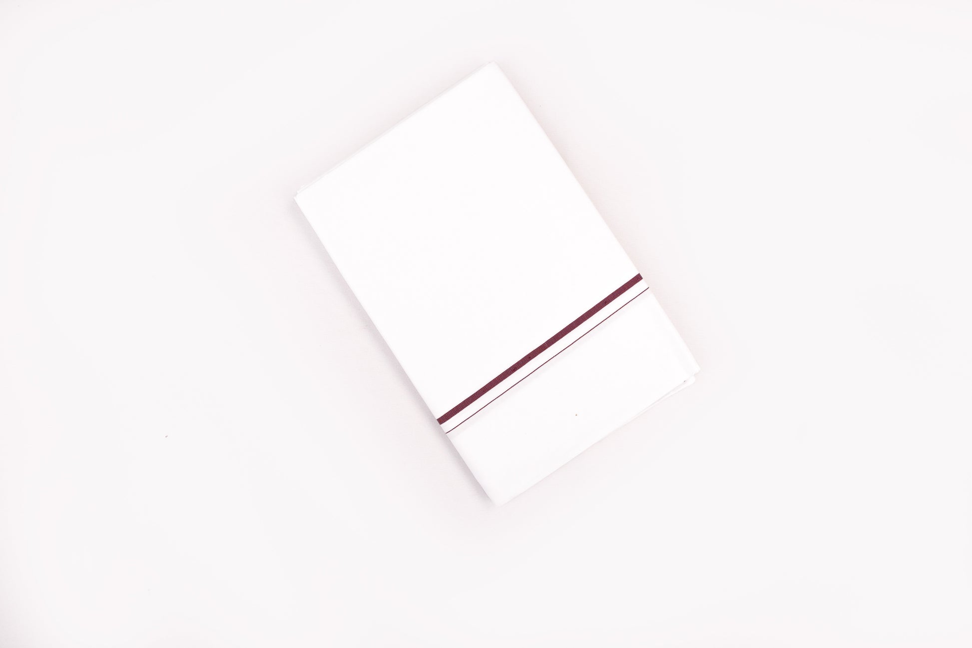 SHOP FANCY GOLD RING BROWN BORDER WHITE SINGLE DHOTI 