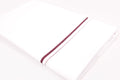Mens White Single Dhoti Pure Cotton with Small Border - 2.00M | SS-10-9