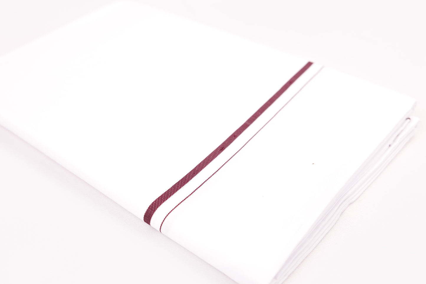 SHOP FANCY GOLD RING BROWN BORDER WHITE SINGLE DHOTI 