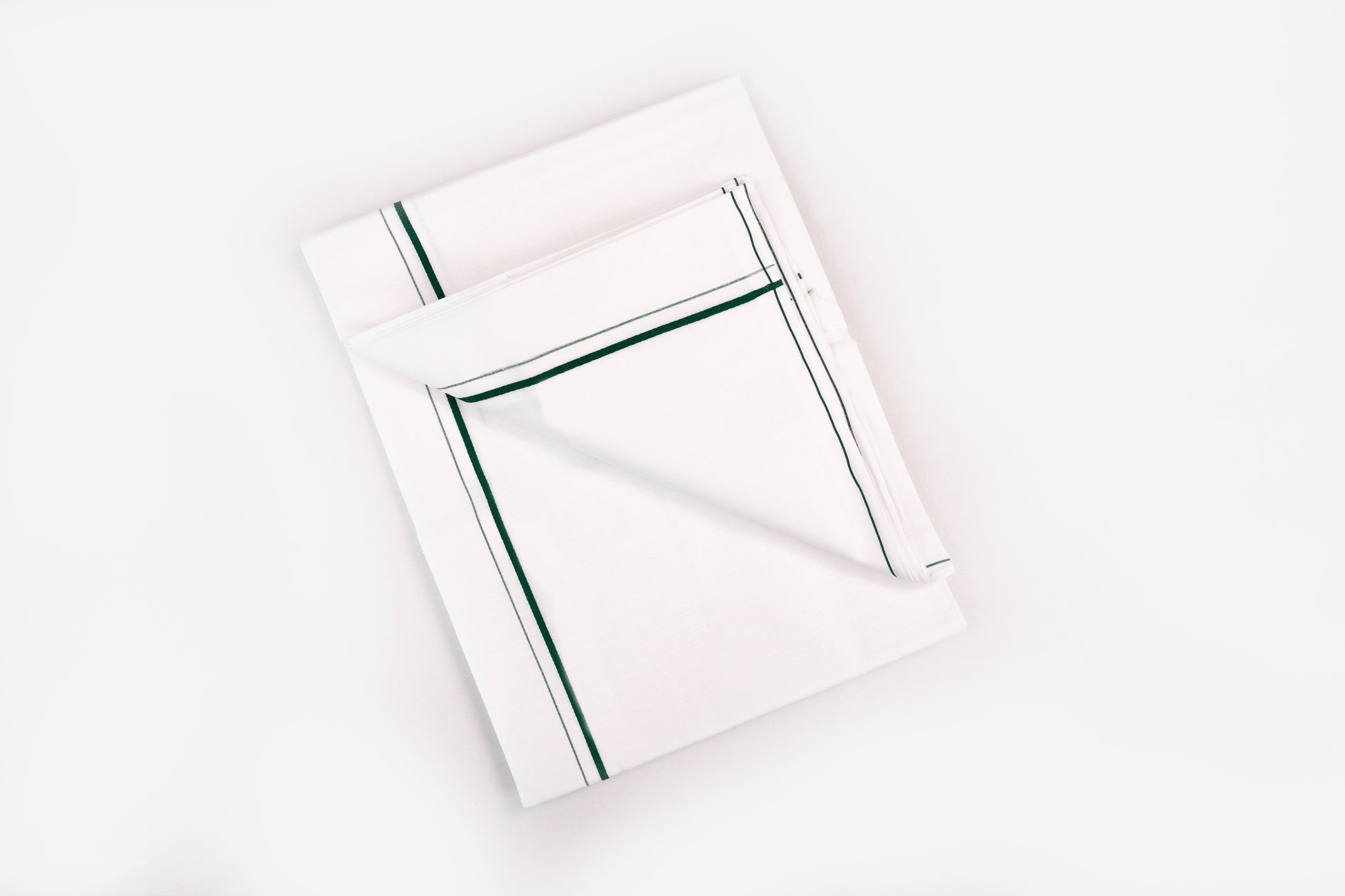 BUY WHITE SINGLE DHOTI SMALL COTTON BORDER FOR MEN