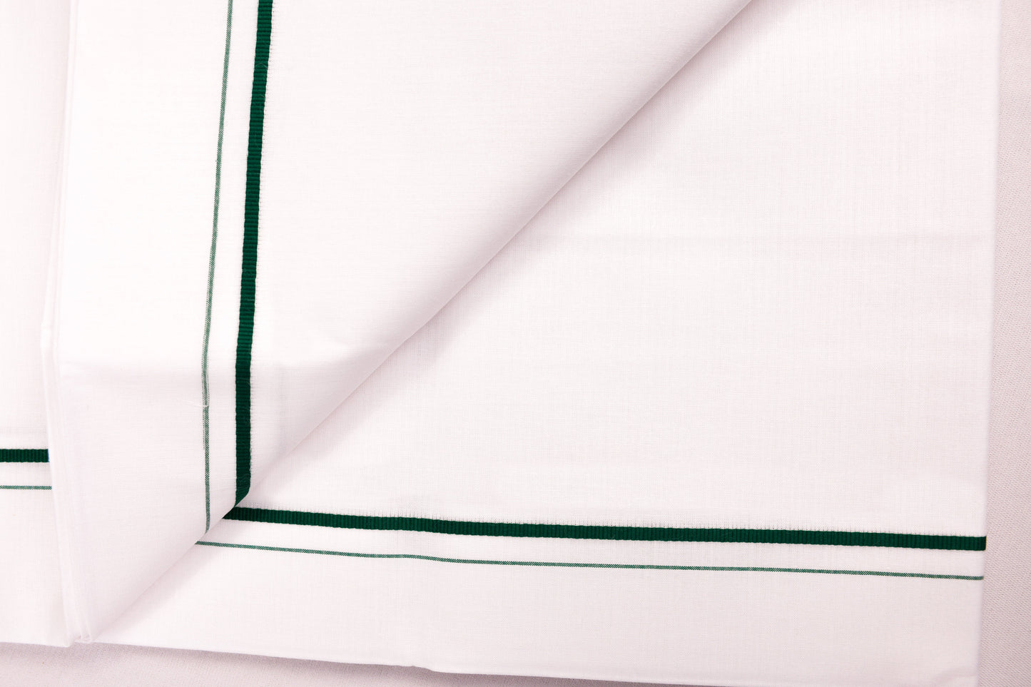 SHOP NOW WHITE SINGLE DHOTI SMALL COTTON BORDER FOR MEN