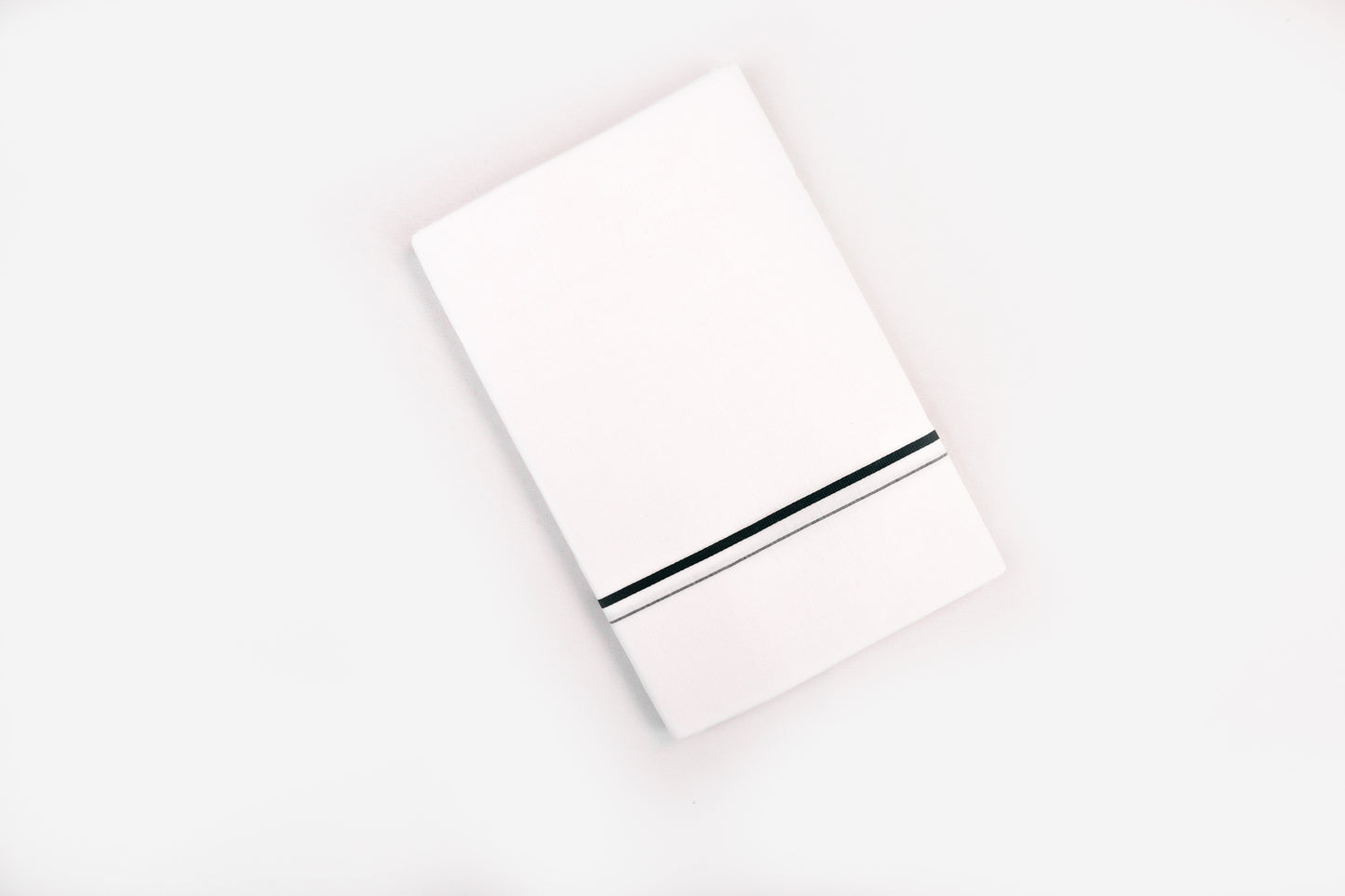 ORDER WHITE SINGLE DHOTI SMALL COTTON GREEN BORDER FOR MEN