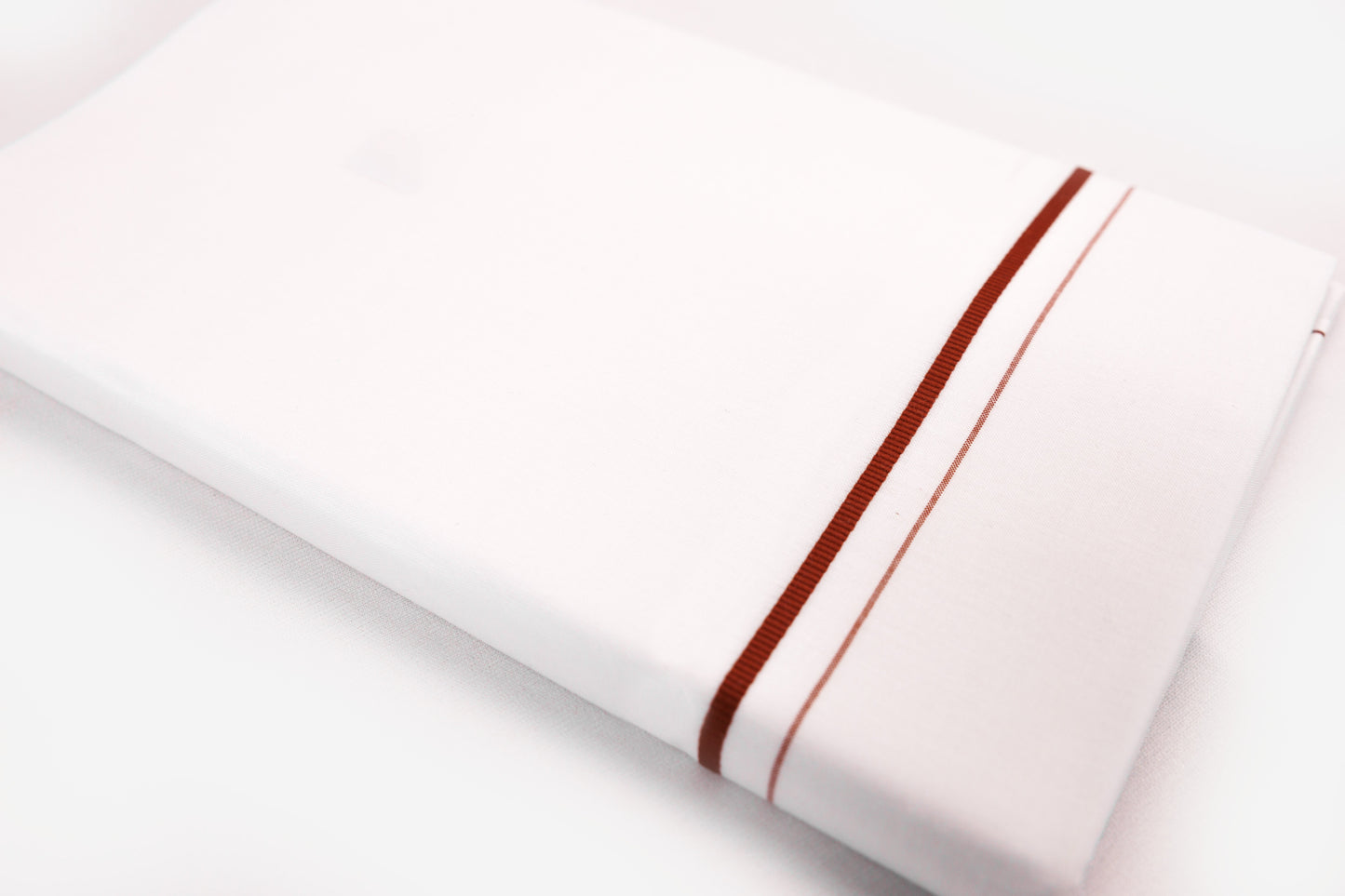 WHITE SINGLE DHOTI SMALL COTTON BORDER FOR MEN