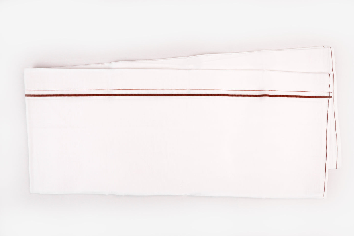 ORDER WHITE SINGLE DHOTI SMALL COTTON BORDER FOR MEN