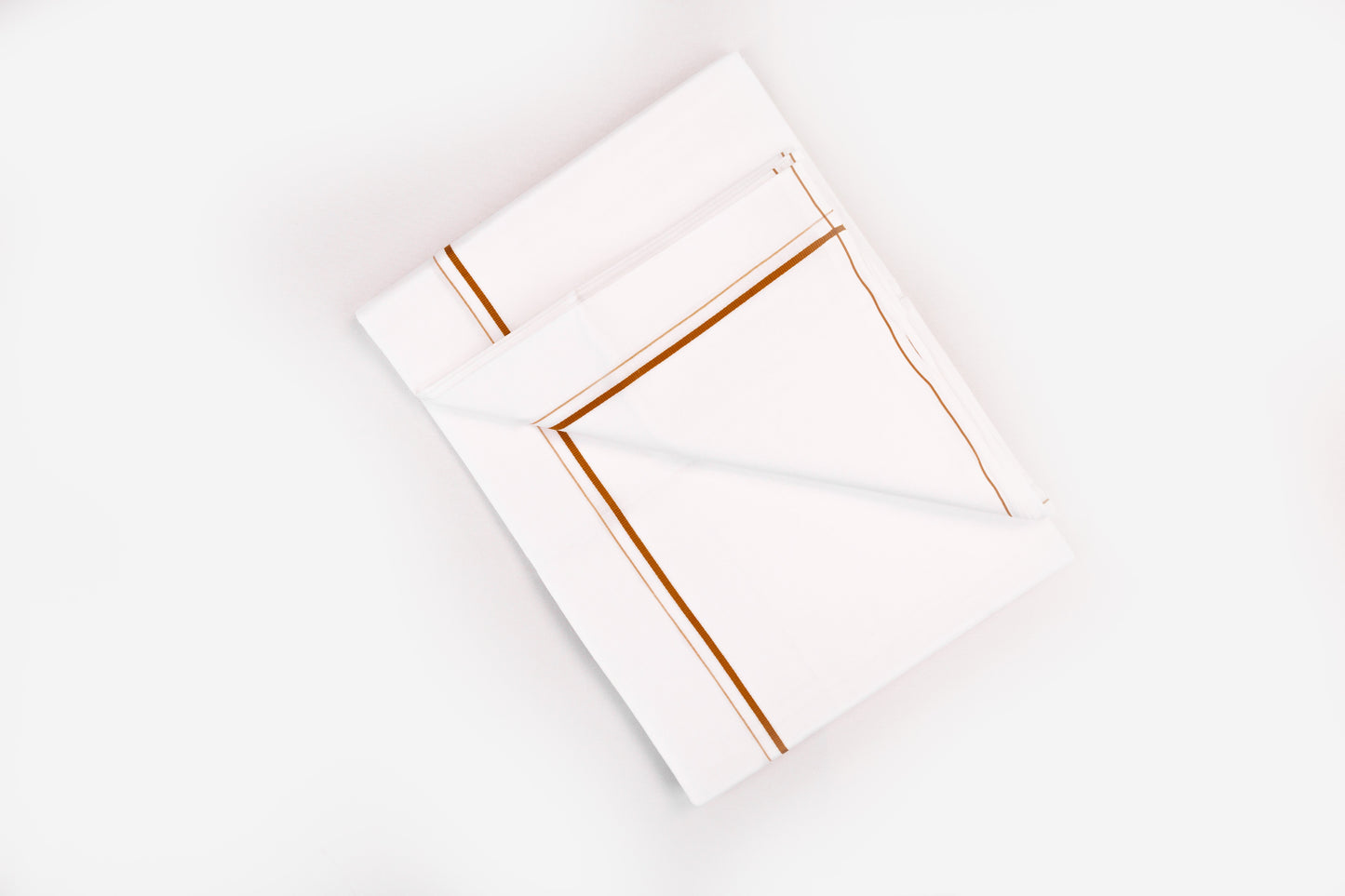 ORDER WHITE SINGLE DHOTI SMALL COTTON BORDER FOR MEN