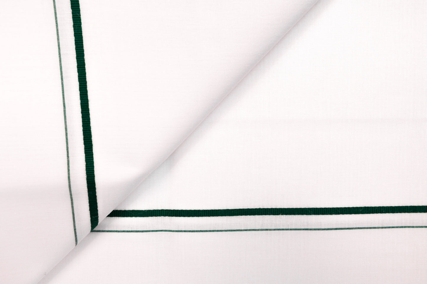 ORDER WHITE SINGLE DHOTI SMALL COTTON GREEN BORDER FOR MEN