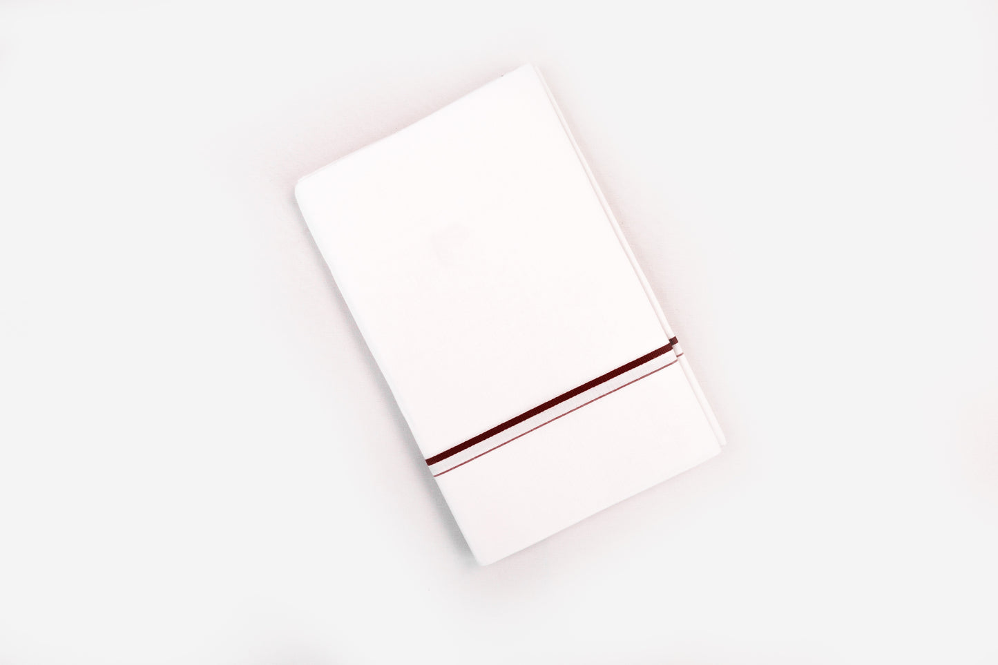 SHOP WHITE SINGLE DHOTI SMALL COTTON BORDER FOR MEN