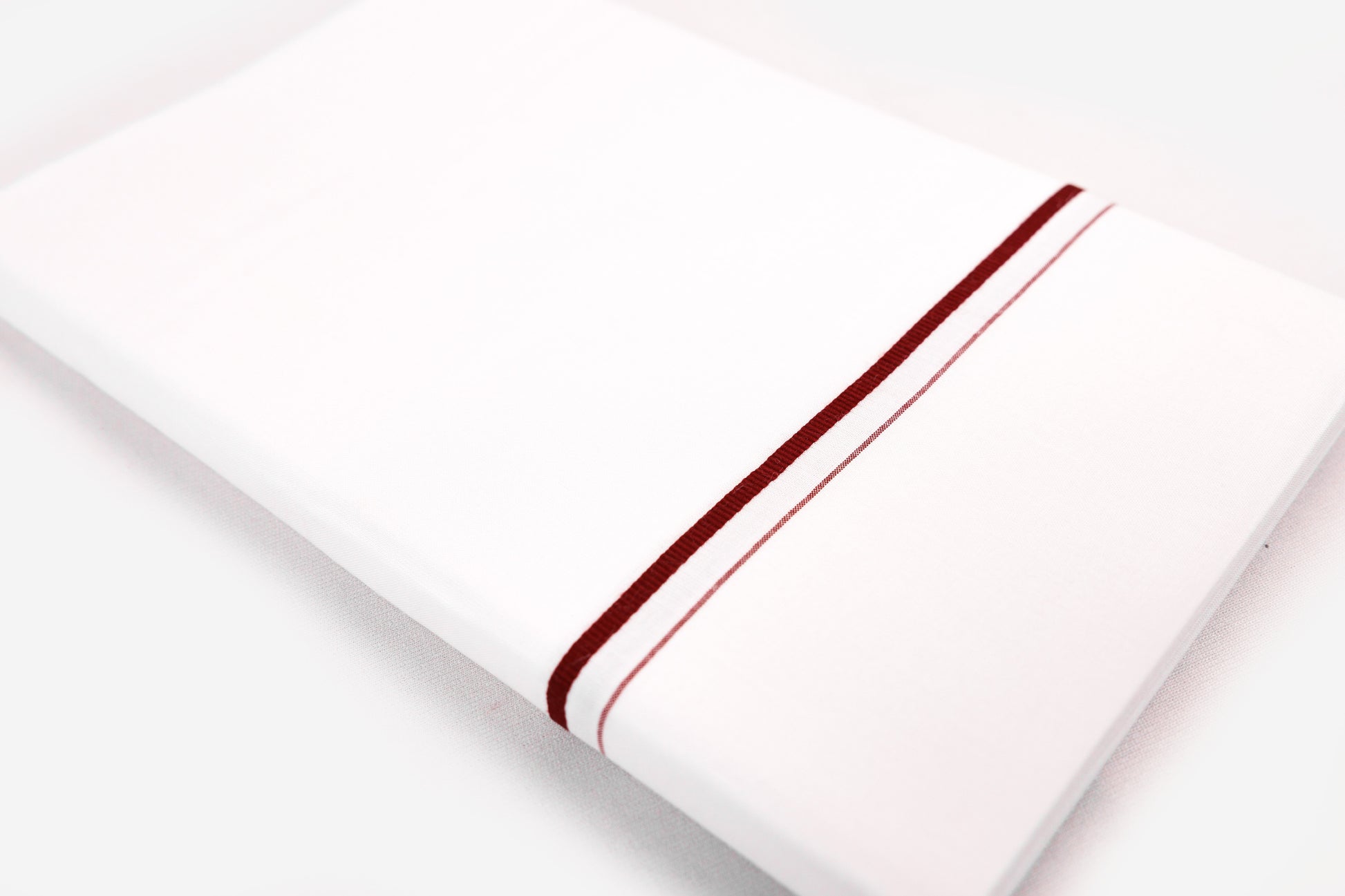 WHITE SINGLE DHOTI SMALL COTTON BROWN BORDER FOR MEN