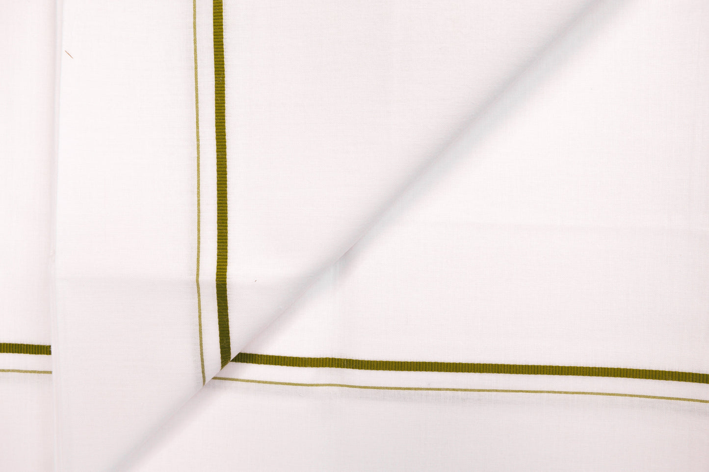 BUY WHITE SINGLE DHOTI SMALL COTTON BORDER FOR MEN